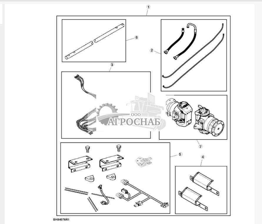Привод на четыре колеса для регулируемого заднего моста, 1886 см?, две скорости, комплект для самостоятельной установки 